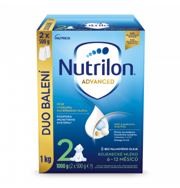Nutrilon 2 Pokračovací mléko - výhodné balení 1 kg