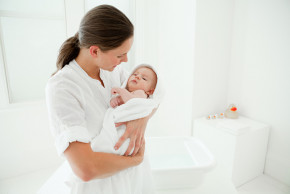 Koupání novorozence: jak poprvé vykoupat miminko?